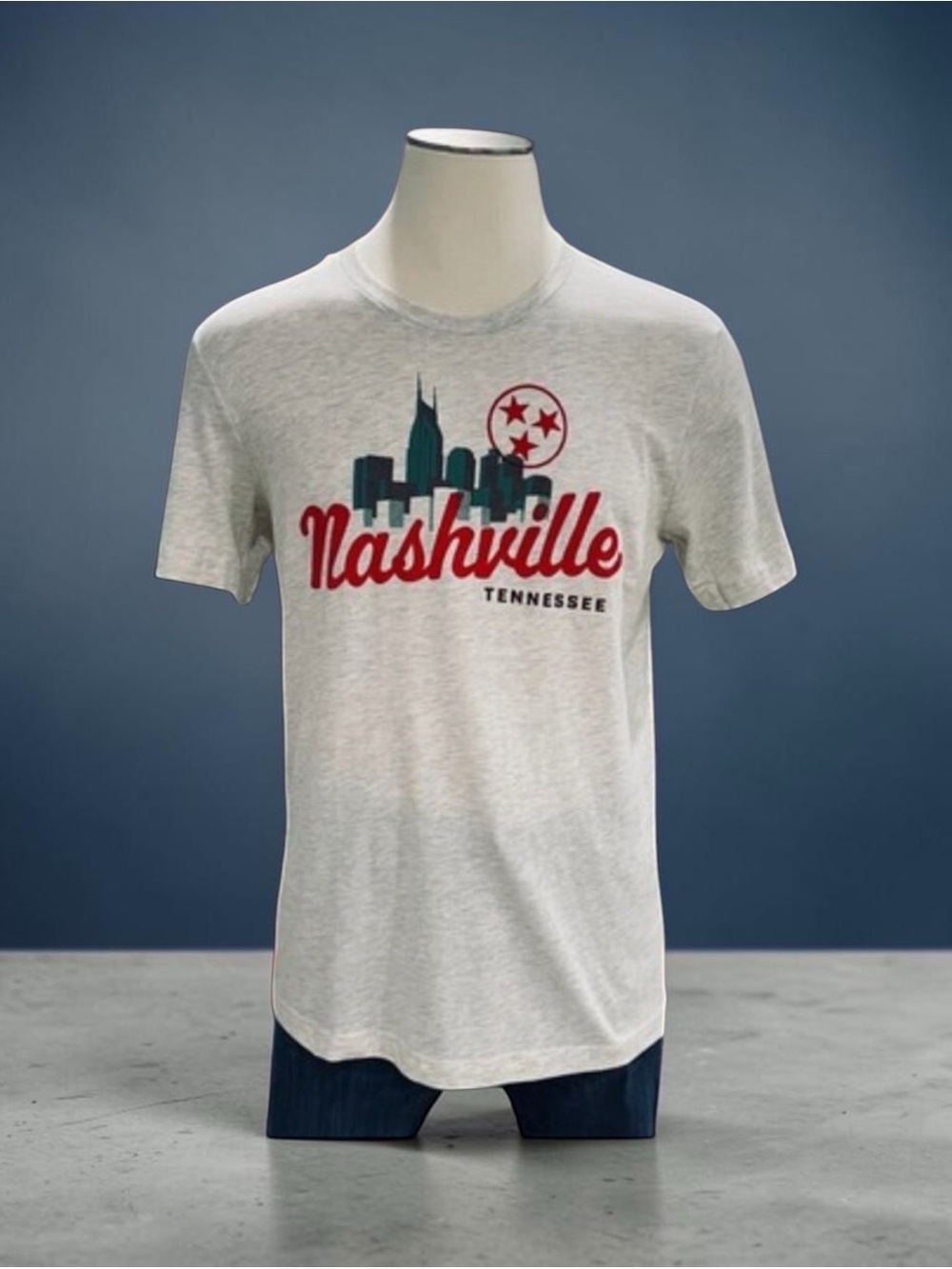 Nascar Nashville Tennessee Skyline Shirt Indycar Music City Grand Prix Vintage